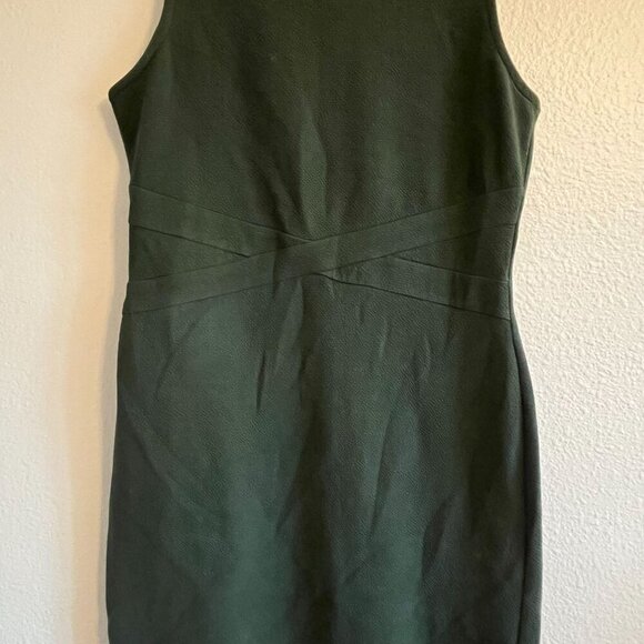 Saturday Sunday Anthropologie Green Sleeveless Bodycon Mini Dress Size Small - Picture 4 of 10